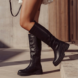 Visoke čizme Anetta - Crne
