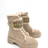 Botas Stone Detail - Kaaki