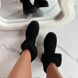 Botine Cozy Zipper - Crne