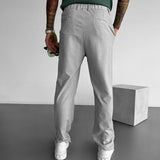 Baggy chinos hlače – Siva