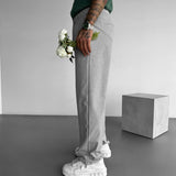Baggy chinos hlače – Siva