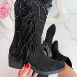 Botine Fringle Western - Crne