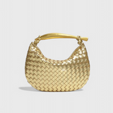 Torba Woven Gerda s zlatnom ručkom