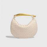 Torba Woven Gerda s zlatnom ručkom