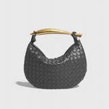 Torba Woven Gerda s zlatnom ručkom