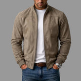 DONACCI Suede Bomber Jakna