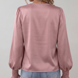 Quinn | Elegantna Bluza s Dugačkim Rukavima i V-Izrezom